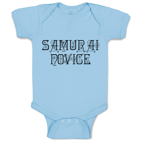 Baby Clothes Samurai Novice Baby Bodysuits Boy & Girl Newborn Clothes Cotton