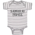 Baby Clothes Samurai Novice Baby Bodysuits Boy & Girl Newborn Clothes Cotton