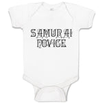 Baby Clothes Samurai Novice Baby Bodysuits Boy & Girl Newborn Clothes Cotton