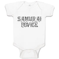 Baby Clothes Samurai Novice Baby Bodysuits Boy & Girl Newborn Clothes Cotton