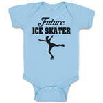 Baby Clothes Future Ice Skater Baby Bodysuits Boy & Girl Newborn Clothes Cotton