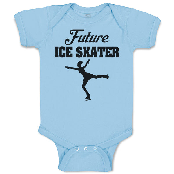 Baby Clothes Future Ice Skater Baby Bodysuits Boy & Girl Newborn Clothes Cotton