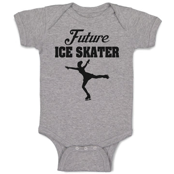 Baby Clothes Future Ice Skater Baby Bodysuits Boy & Girl Newborn Clothes Cotton