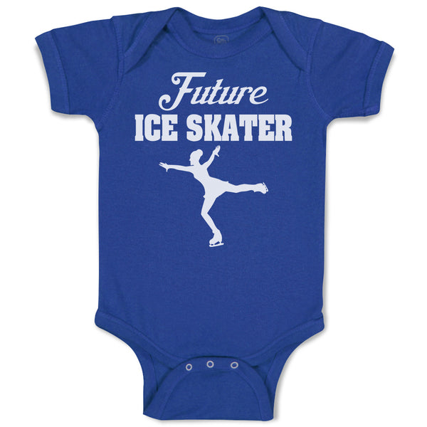 Baby Clothes Future Ice Skater Baby Bodysuits Boy & Girl Newborn Clothes Cotton