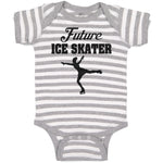 Baby Clothes Future Ice Skater Baby Bodysuits Boy & Girl Newborn Clothes Cotton
