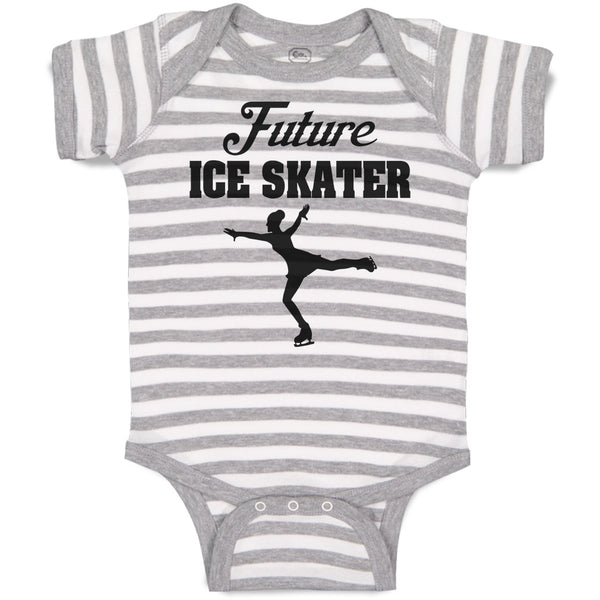 Baby Clothes Future Ice Skater Baby Bodysuits Boy & Girl Newborn Clothes Cotton