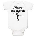Baby Clothes Future Ice Skater Baby Bodysuits Boy & Girl Newborn Clothes Cotton