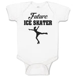 Baby Clothes Future Ice Skater Baby Bodysuits Boy & Girl Newborn Clothes Cotton