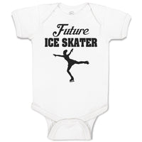 Baby Clothes Future Ice Skater Baby Bodysuits Boy & Girl Newborn Clothes Cotton