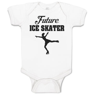 Baby Clothes Future Ice Skater Baby Bodysuits Boy & Girl Newborn Clothes Cotton