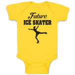 Baby Clothes Future Ice Skater Baby Bodysuits Boy & Girl Newborn Clothes Cotton