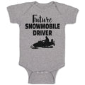 Baby Clothes Future Snowmobile Driver Baby Bodysuits Boy & Girl Cotton