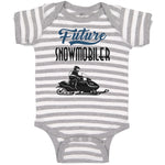 Baby Clothes Future Snowmobiler Baby Bodysuits Boy & Girl Newborn Clothes Cotton