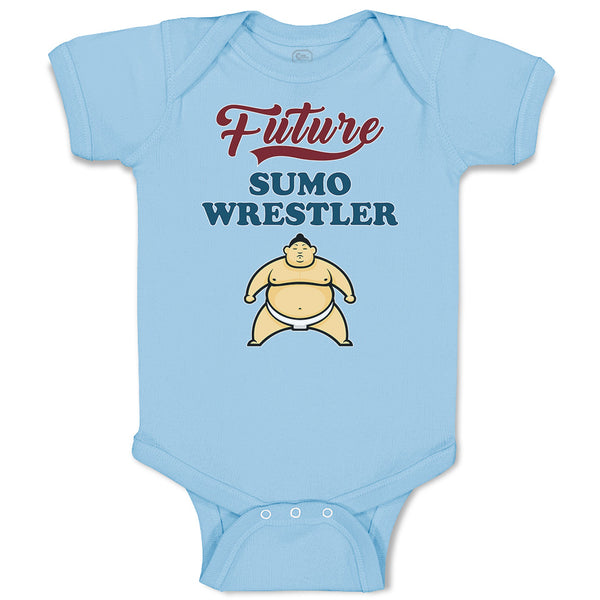 Baby Clothes Future Sumo Wrestler Baby Bodysuits Boy & Girl Cotton