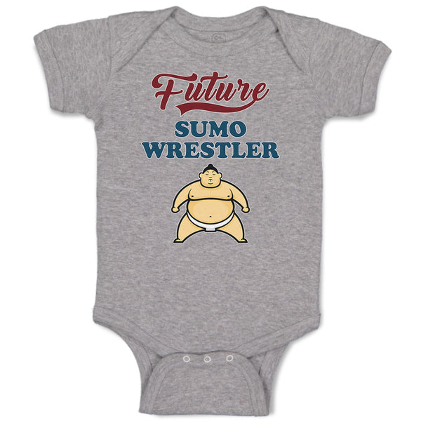 Baby Clothes Future Sumo Wrestler Baby Bodysuits Boy & Girl Cotton