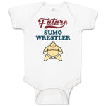 Baby Clothes Future Sumo Wrestler Baby Bodysuits Boy & Girl Cotton