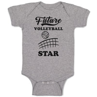 Baby Clothes Future Volleyball Star Baby Bodysuits Boy & Girl Cotton