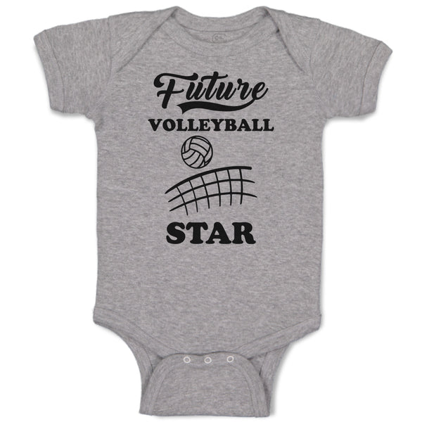 Baby Clothes Future Volleyball Star Baby Bodysuits Boy & Girl Cotton