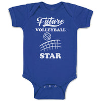 Baby Clothes Future Volleyball Star Baby Bodysuits Boy & Girl Cotton