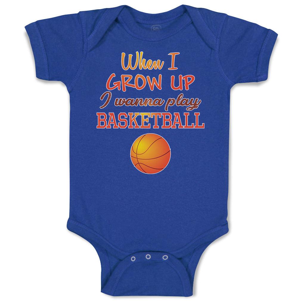 Basketball sales baby grow