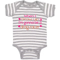 Baby Clothes When I Grow up I'M Gonna Be A Drag Racer Baby Bodysuits Cotton