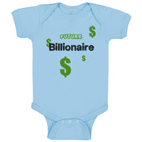 Baby Clothes Future Billionaire Dollar Symbols Baby Bodysuits Boy & Girl Cotton
