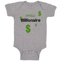 Baby Clothes Future Billionaire Dollar Symbols Baby Bodysuits Boy & Girl Cotton