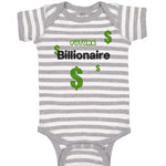 Baby Clothes Future Billionaire Dollar Symbols Baby Bodysuits Boy & Girl Cotton