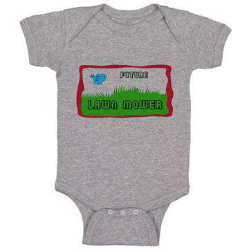 Baby Clothes Future Lawn Mower Picture of A Blue Bird Baby Bodysuits Cotton