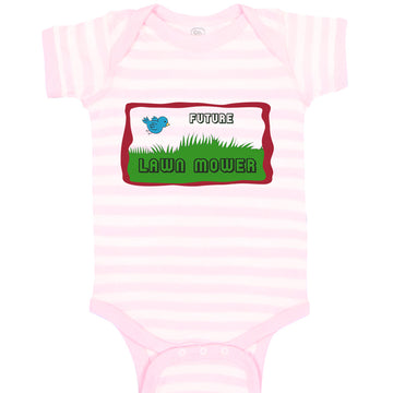 Baby Clothes Future Lawn Mower Picture of A Blue Bird Baby Bodysuits Cotton