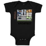 Baby Clothes Future Architect Funny Style B Baby Bodysuits Boy & Girl Cotton