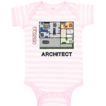 Baby Clothes Future Architect Funny Style B Baby Bodysuits Boy & Girl Cotton
