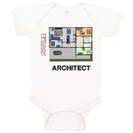 Baby Clothes Future Architect Funny Style B Baby Bodysuits Boy & Girl Cotton