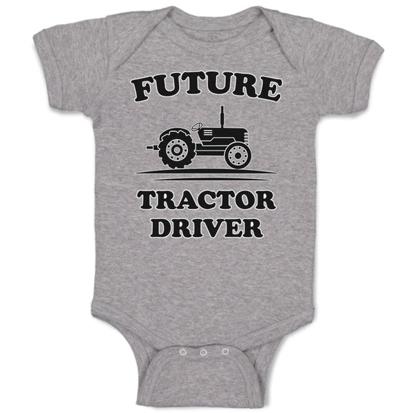 Baby Clothes Future Tractor Driver Baby Bodysuits Boy & Girl Cotton