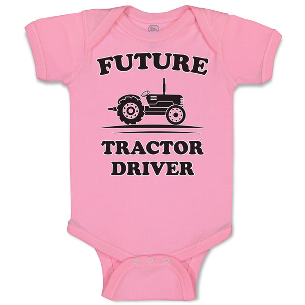 Baby Clothes Future Tractor Driver Baby Bodysuits Boy & Girl Cotton