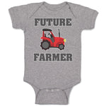 Baby Clothes Future Farmer Farming Style B Baby Bodysuits Boy & Girl Cotton