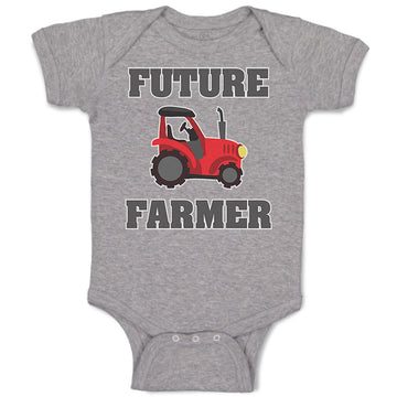 Baby Clothes Future Farmer Farming Style B Baby Bodysuits Boy & Girl Cotton