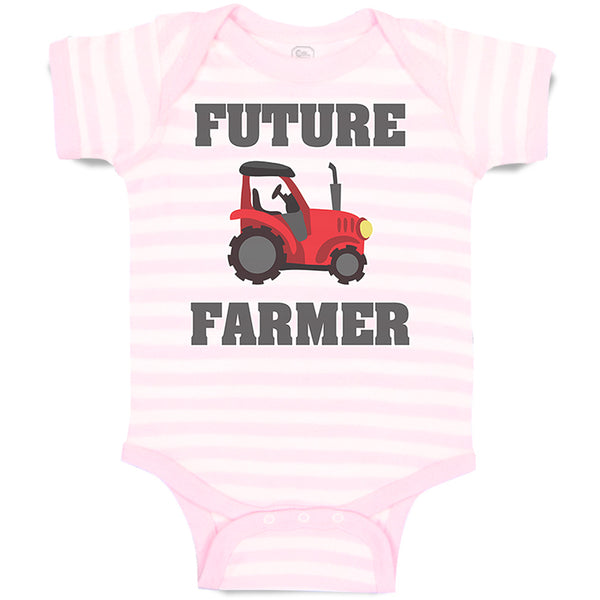 Baby Clothes Future Farmer Farming Style B Baby Bodysuits Boy & Girl Cotton