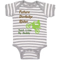 Baby Clothes Future Dirt Bike Rider Just like My Daddy Riding Baby Bodysuits