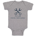Baby Clothes Future Diesel Mechanic Baby Bodysuits Boy & Girl Cotton