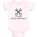 Baby Clothes Future Diesel Mechanic Baby Bodysuits Boy & Girl Cotton