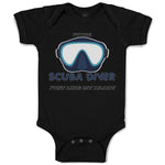 Baby Clothes Future Scuba Diver Just like My Daddy Baby Bodysuits Cotton