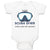 Baby Clothes Future Scuba Diver Just like My Daddy Baby Bodysuits Cotton