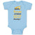 Baby Clothes Future Crane Operator like My Daddy! Style B Baby Bodysuits Cotton