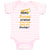 Baby Clothes Future Crane Operator like My Daddy! Style B Baby Bodysuits Cotton