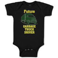 Baby Clothes Future Garbage Truck Driver Baby Bodysuits Boy & Girl Cotton