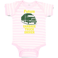 Baby Clothes Future Garbage Truck Driver Baby Bodysuits Boy & Girl Cotton
