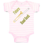 Baby Clothes Future Band Geek Trombone Baby Bodysuits Boy & Girl Cotton