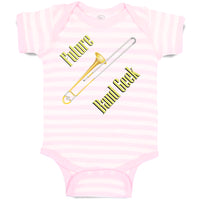 Baby Clothes Future Band Geek Trombone Baby Bodysuits Boy & Girl Cotton
