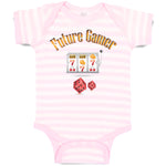 Baby Clothes Future Gamer Unicorn Dice Baby Bodysuits Boy & Girl Cotton